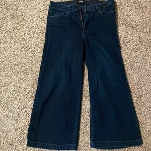 Paige Denim cropped wide leg Jean